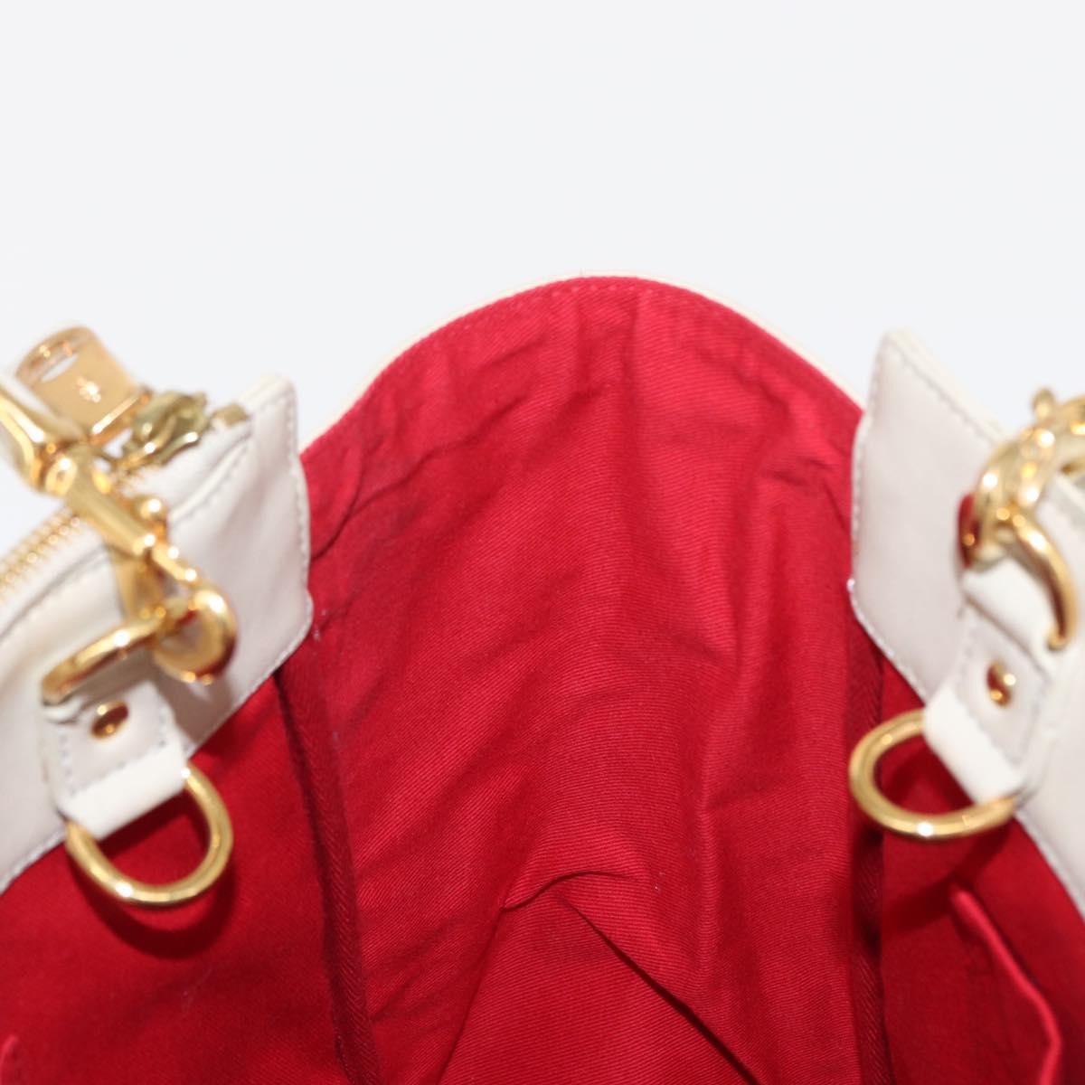 Chloe Eden Tote bag Leather, WHITE, LEATHER, Tote bag