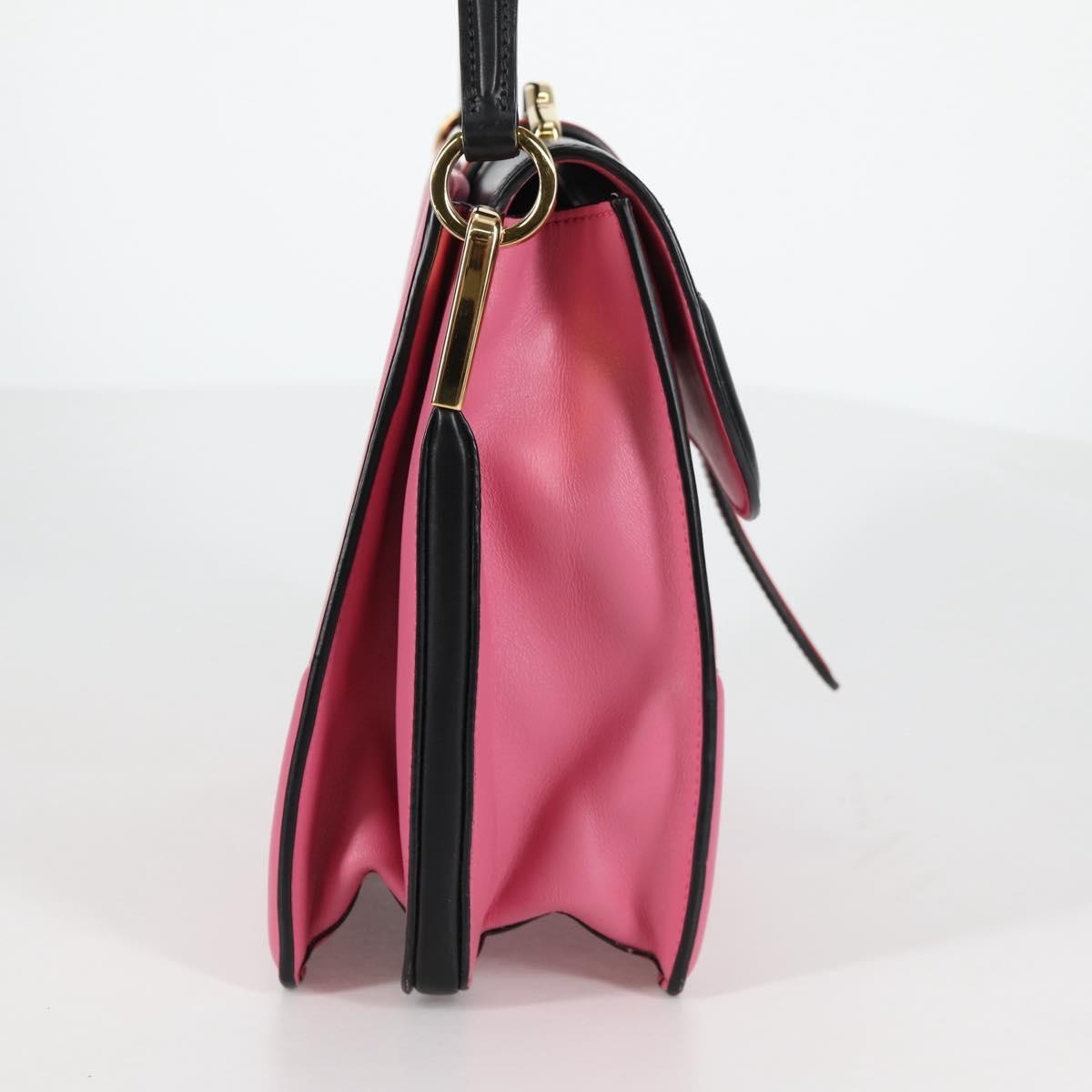 Prada Belle Top Handle Bag City Calf, PINK, LEATHER, Handbag