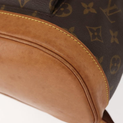 Louis Vuitton Vintage Montsouris Backpack Monogram Canvas, BROWN, CANVAS, Backpack