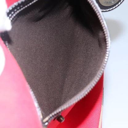 Burberry Shoulder Bag Nova Check Canvas, RED, CANVAS, Shoulder bag