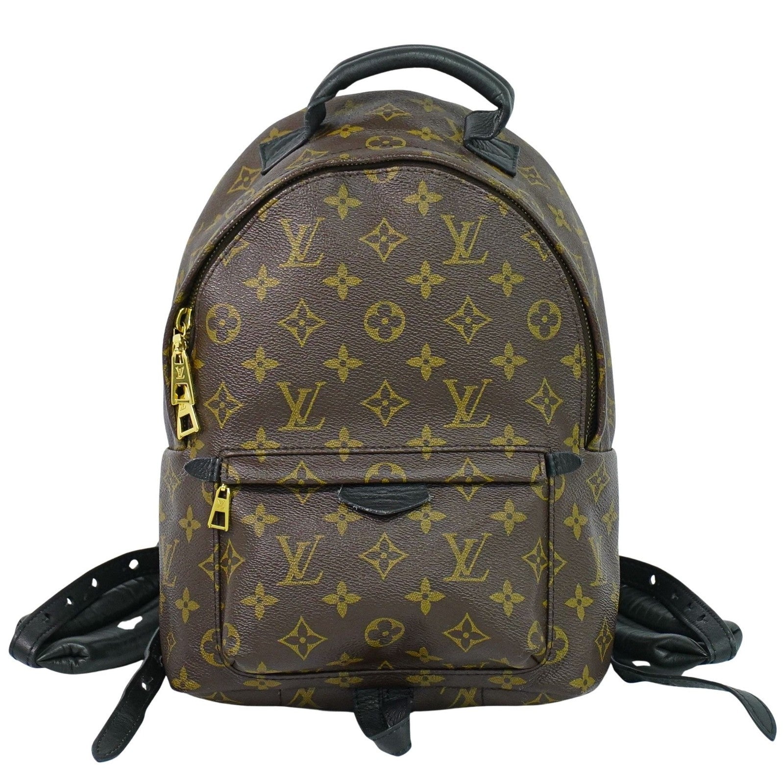 Louis Vuitton Palm Springs Backpack Monogram Canvas, BROWN, CANVAS, Backpack