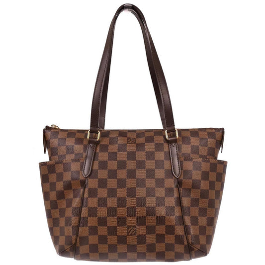 Louis Vuitton Totally Handbag Damier, Brown, Canvas, Tote Bag