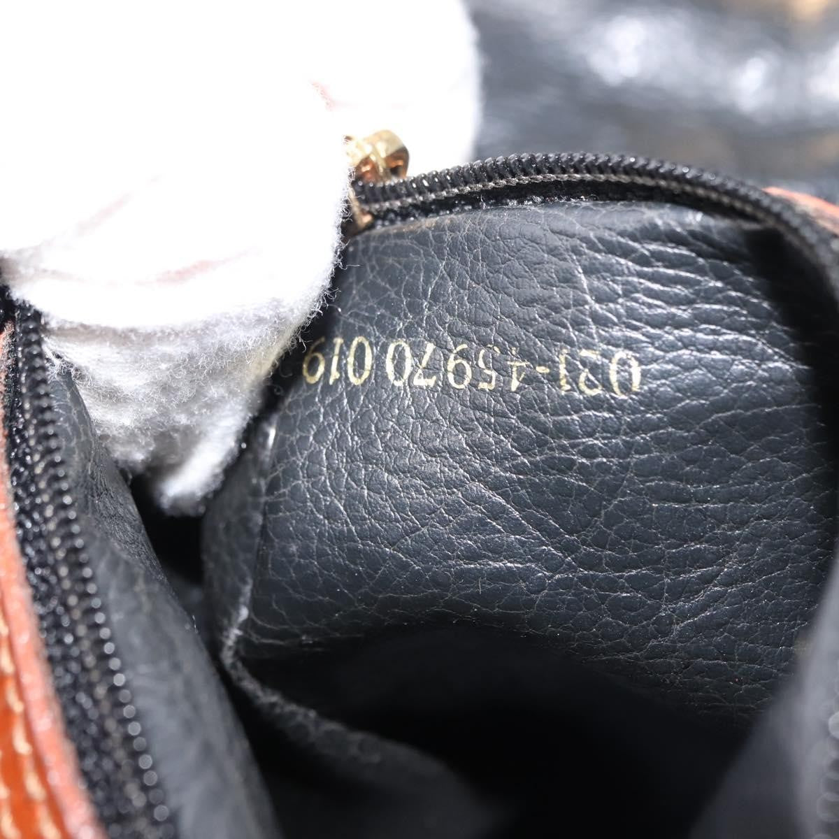 Fendi Vintage Pequin Convertible Boston Bag Coated Canvas, GREEN, CANVAS, Handbag