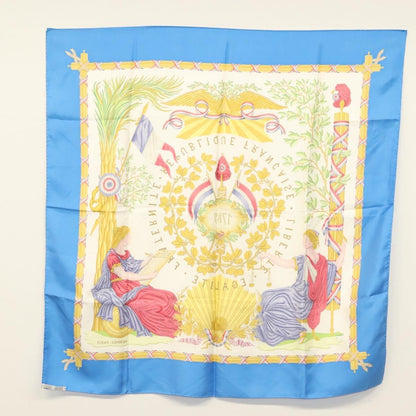 Hermes Carré 90 Silk multicolor, WHITE, SILK, Scarve & shawl