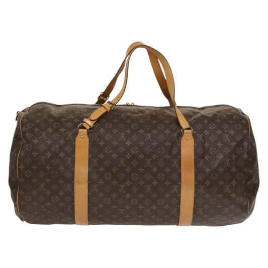 Louis Vuitton Sac Polochon Handbag Monogram Canvas, BROWN, CANVAS, Travel bag