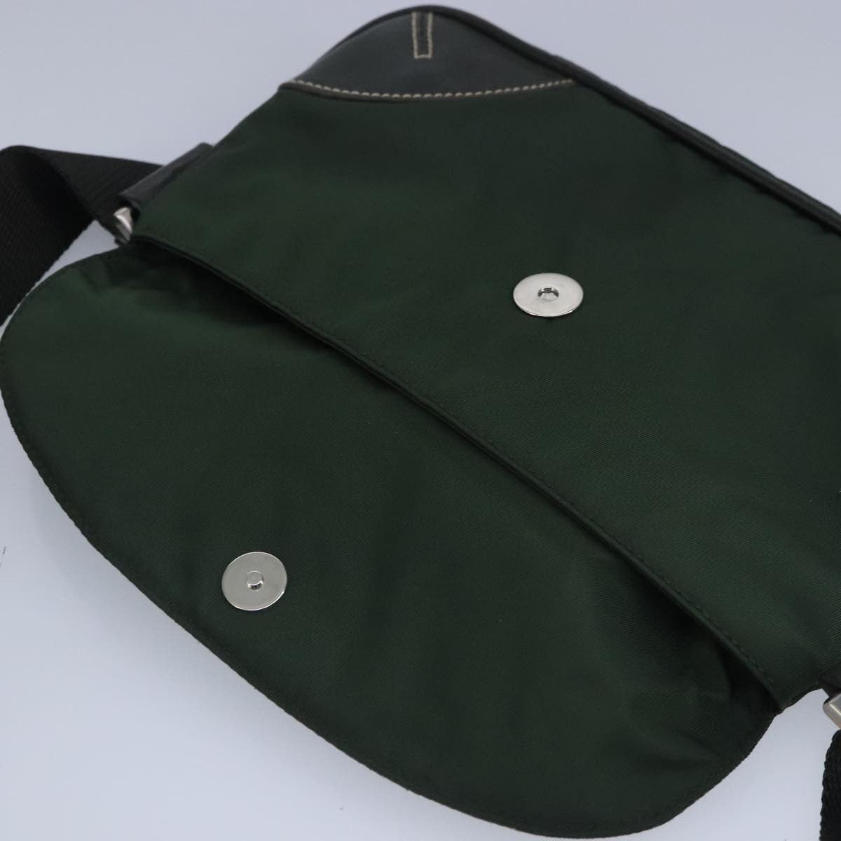 Prada Waist Bag Nylon and leather, KHAKI, NYLON, Shoulder bag