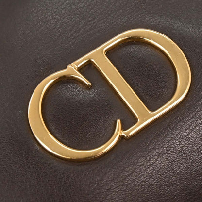 Christian Dior Vintage Handbag Leather, BROWN, LEATHER, Handbag