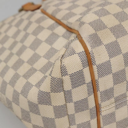 Louis Vuitton Totally Handbag Damier, WHITE, CANVAS, Tote bag