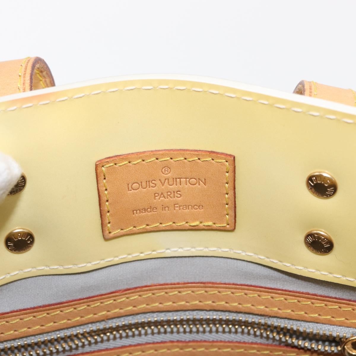 Louis Vuitton Reade Handbag Monogram Vernis, BEIGE, PATENT_LEATHER, Tote bag