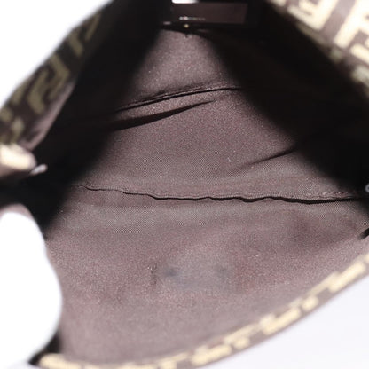 Fendi Mamma Baguette Shoulder Bag Canvas, BROWN, CANVAS, Shoulder bag