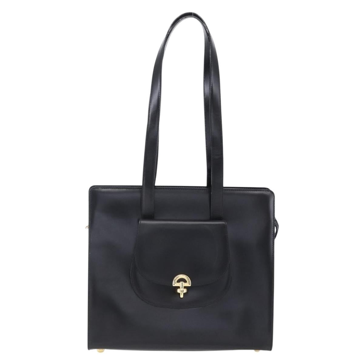 Celine Tote bag Leather, BLACK, LEATHER, Tote bag