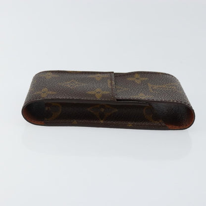 Louis Vuitton Etui Cigarette Case Monogram canvas, BROWN, CANVAS, Toiletry Case