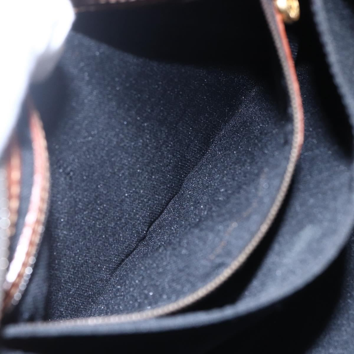 Fendi Vintage Pequin Convertible Boston Bag Coated Canvas, BROWN, CANVAS, Handbag