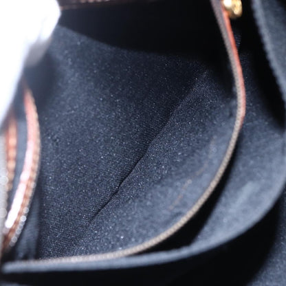 Fendi Vintage Pequin Convertible Boston Bag Coated Canvas, BROWN, CANVAS, Handbag