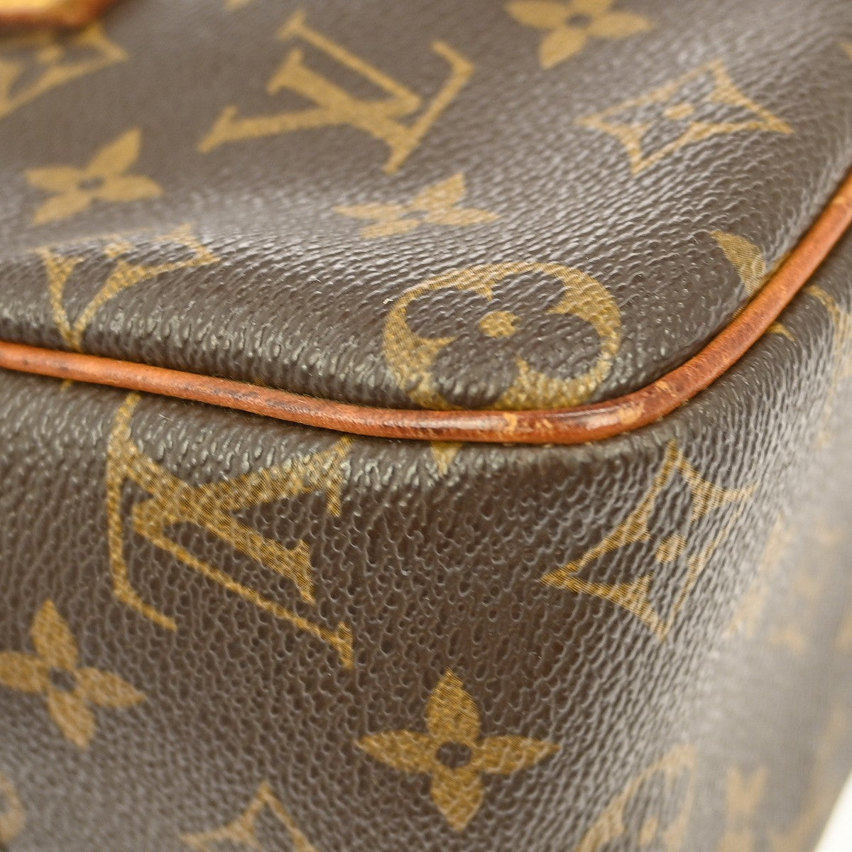 Louis Vuitton Cite Handbag Monogram Canvas, BROWN, CANVAS, Handbag