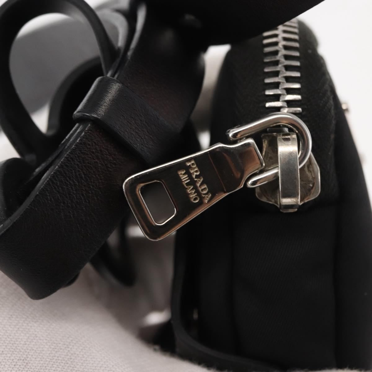 Prada Cargo Phone Holder Crossbody Bag Tessuto, BLACK, NYLON, Crossbody bag