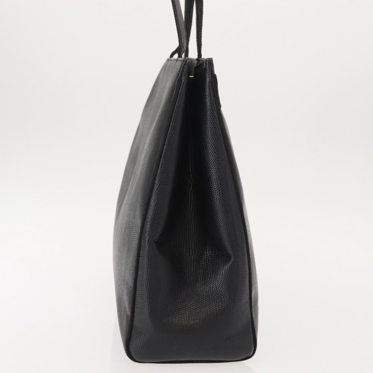 Salvatore Ferragamo Vala tote Leather, BLACK, LEATHER, Tote bag