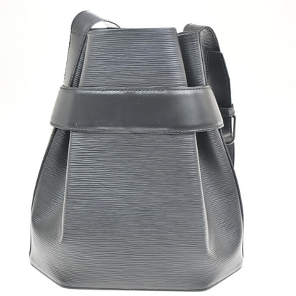 Louis Vuitton Vintage Sac d'Epaule Handbag Epi Leather, BLACK, LEATHER, Shoulder bag