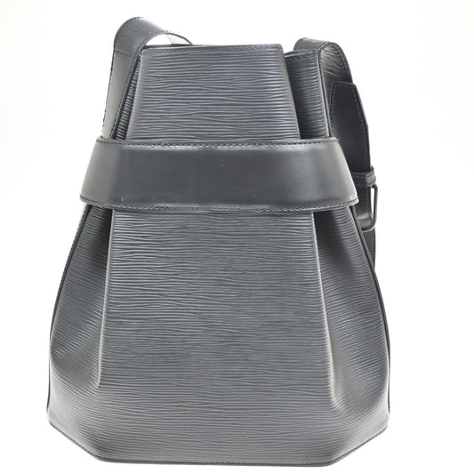 Louis Vuitton Vintage Sac d'Epaule Handbag Epi Leather, BLACK, LEATHER, Shoulder bag