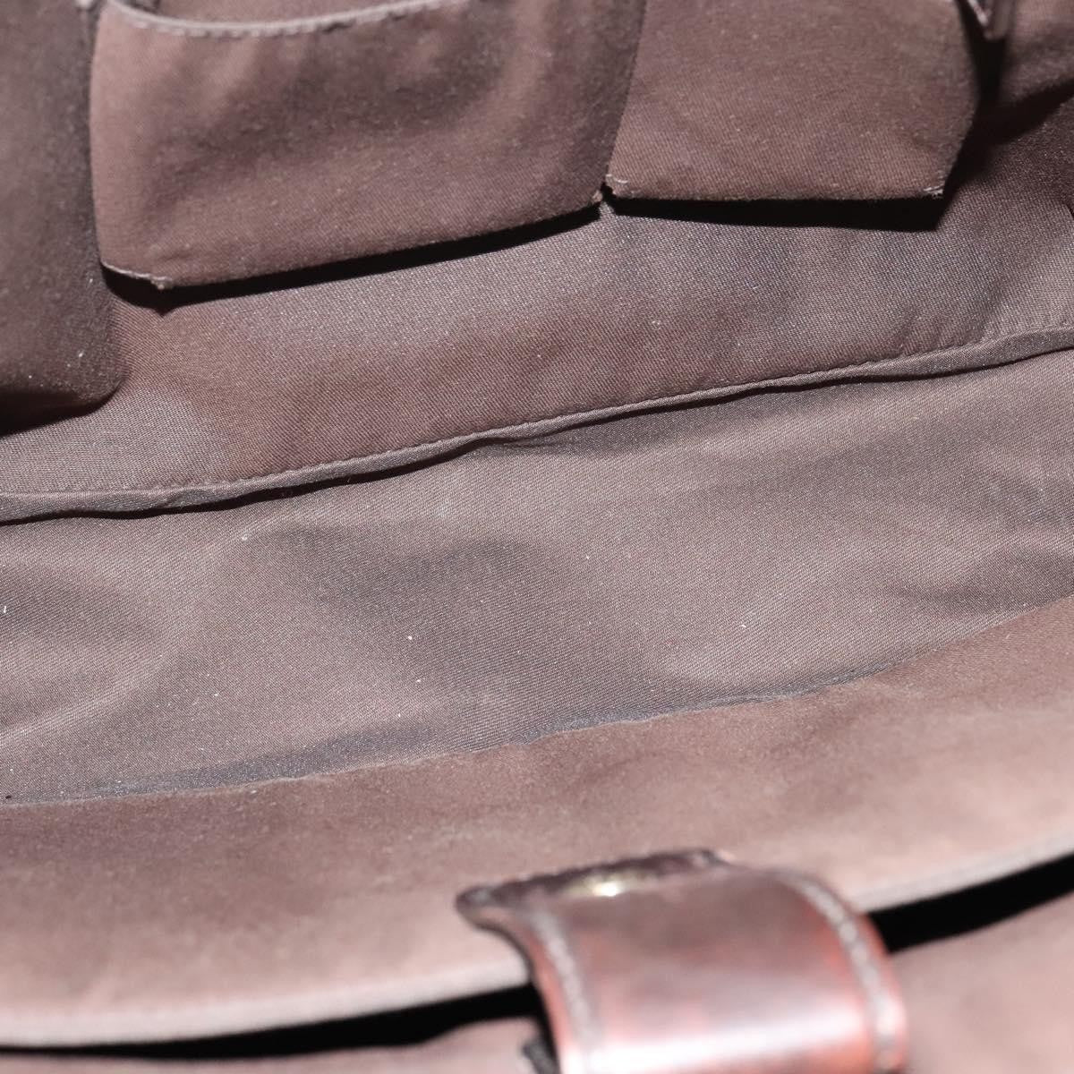 Gucci Lux Flap Messenger Bag Diamante Leather, BROWN, LEATHER, Crossbody bag