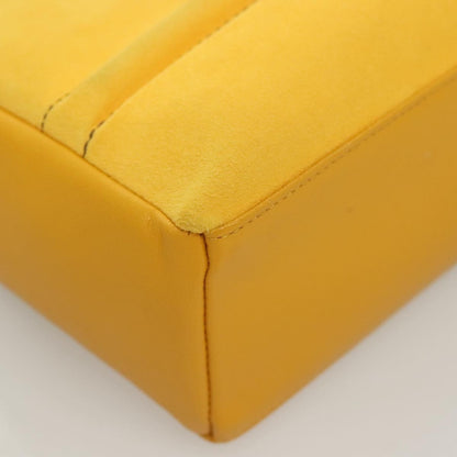 Burberry Vintage Handbag Leather, YELLOW, LEATHER, Handbag