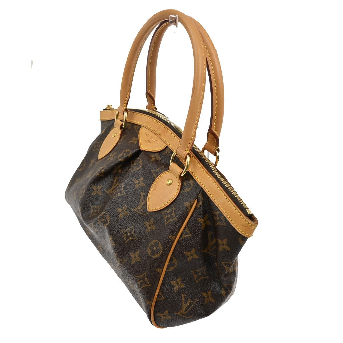 Louis Vuitton Tivoli Handbag Monogram Canvas, BROWN, CANVAS, Handbag