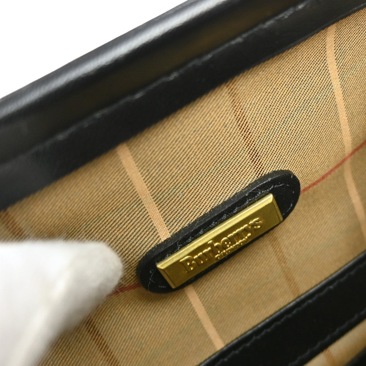 Burberry DK88 Doctor Bag Leather, BLACK, LEATHER, Handbag