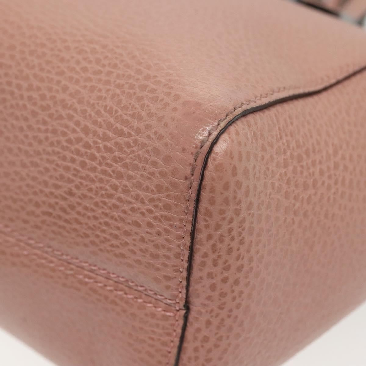 Gucci Swing Tote Leather, PINK, LEATHER, Tote bag