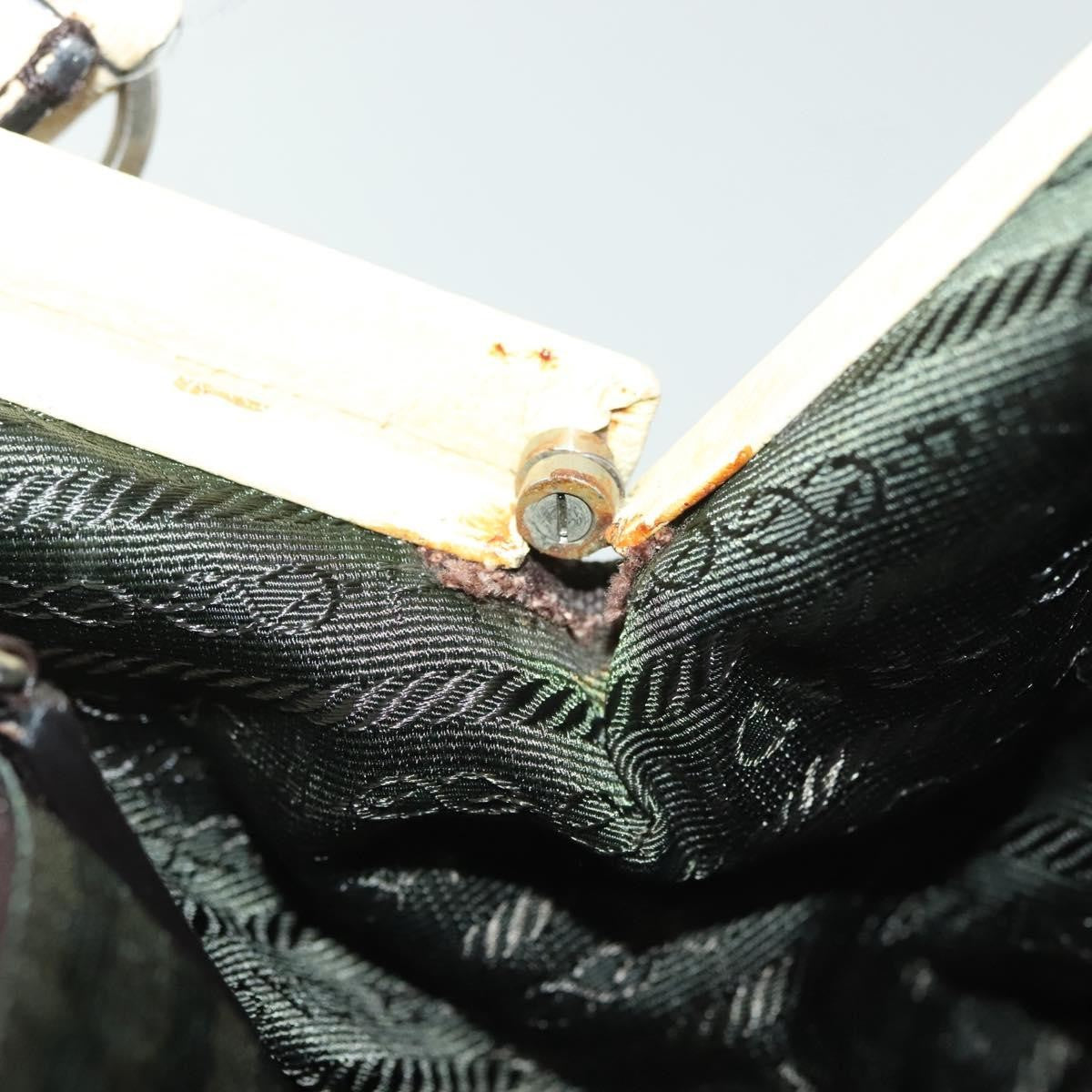 Prada Vintage Handbag Canvas, BEIGE, CANVAS, Handbag