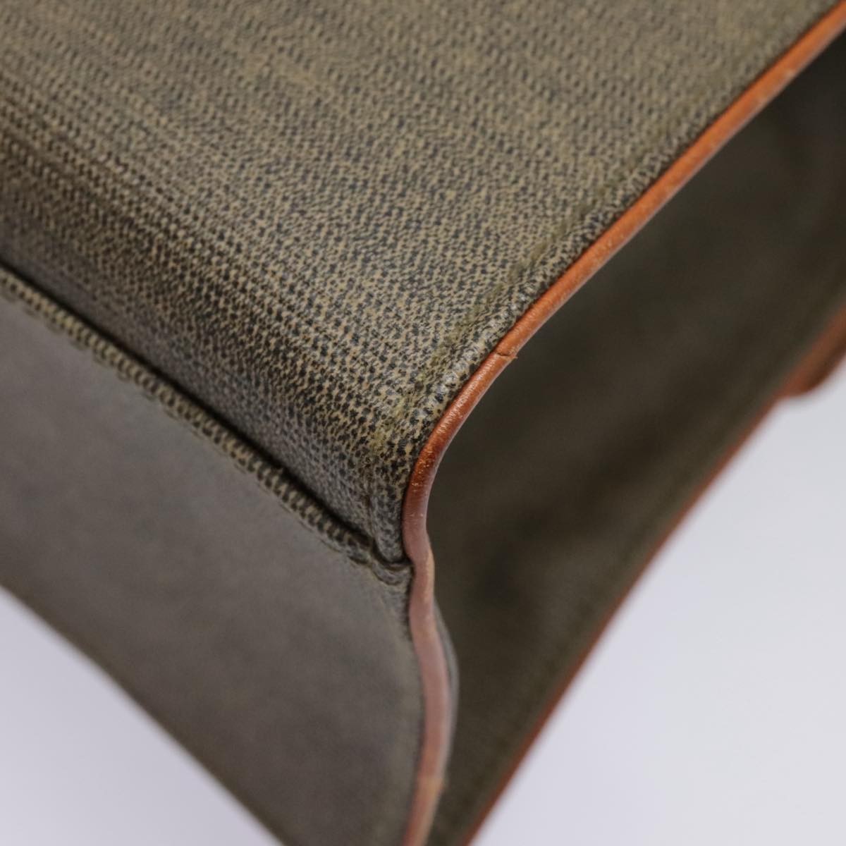 Fendi Vintage Top Handle Bag PVC, BROWN, PVC, Handbag