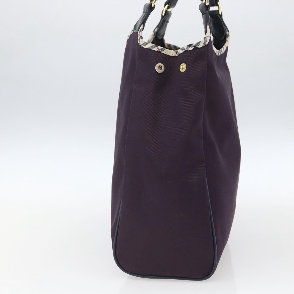 Burberry Nova Check Tote Nylon, PURPLE, NYLON, Tote bag