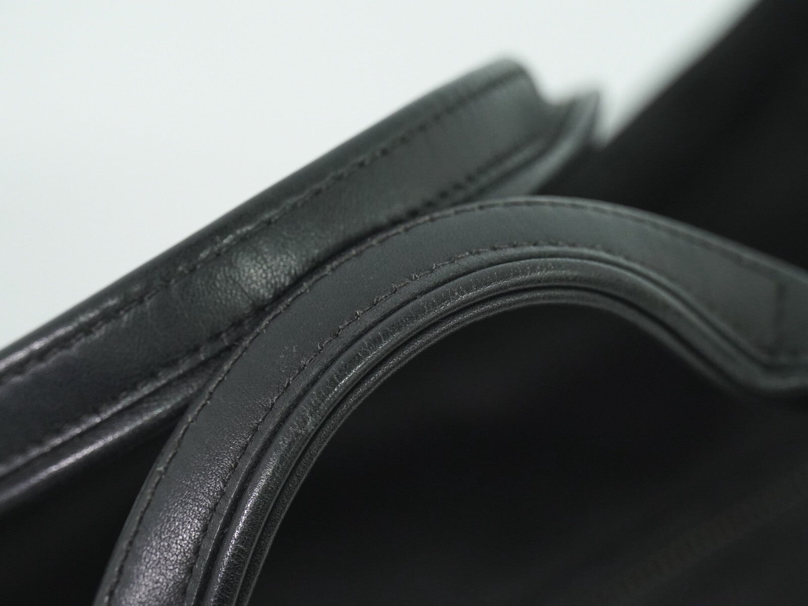 Hermes Acapulco Tote Toile and Leather, BLACK, CANVAS, Tote bag