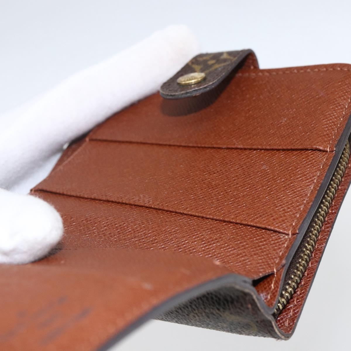 Louis Vuitton Compact Zippe Wallet Monogram Canvas, BROWN, CANVAS, Wallets