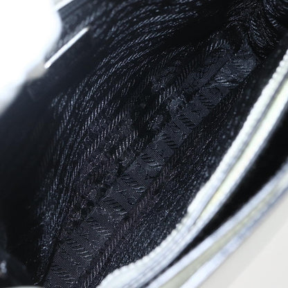 Prada Vintage Handbag Leather, WHITE, LEATHER, Handbag