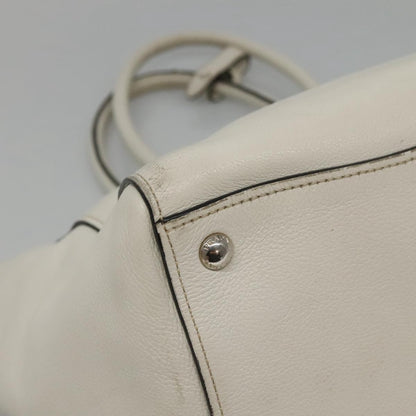 Prada Front Pocket Wing Convertible Tote Vitello Daino, WHITE, LEATHER, Tote bag