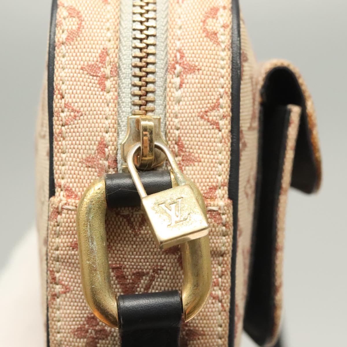 Louis Vuitton Juliette Crossbody Bag Mini Lin, BLUE, CANVAS, Shoulder bag