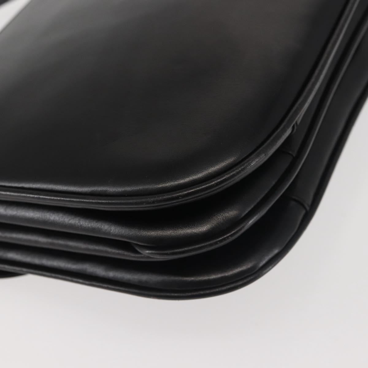 Bally Vintage Shoulder Bag Leather, BLACK, LEATHER, Shoulder bag