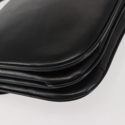 Bally Vintage Shoulder Bag Leather, BLACK, LEATHER, Shoulder bag