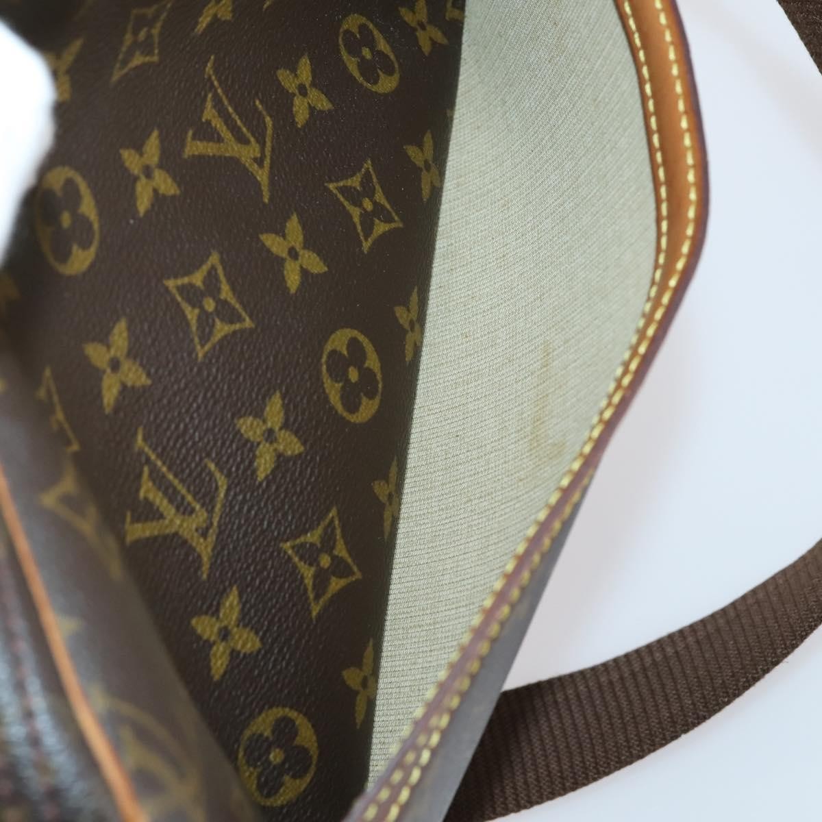 Louis Vuitton Reporter Bag Monogram Canvas, BROWN, CANVAS, Shoulder bag