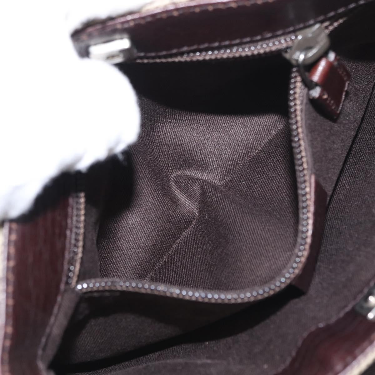 Gucci Vintage Handbag Canvas, BEIGE, PVC, Handbag