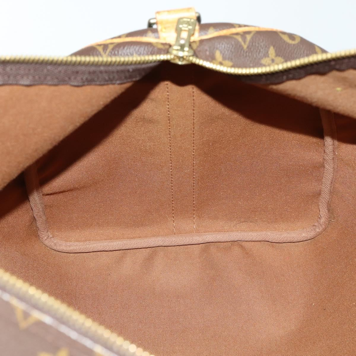 Louis Vuitton Keepall Bandouliere Bag Monogram Canvas, BROWN, CANVAS, Travel bag