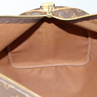 Louis Vuitton Keepall Bandouliere Bag Monogram Canvas, BROWN, CANVAS, Travel bag