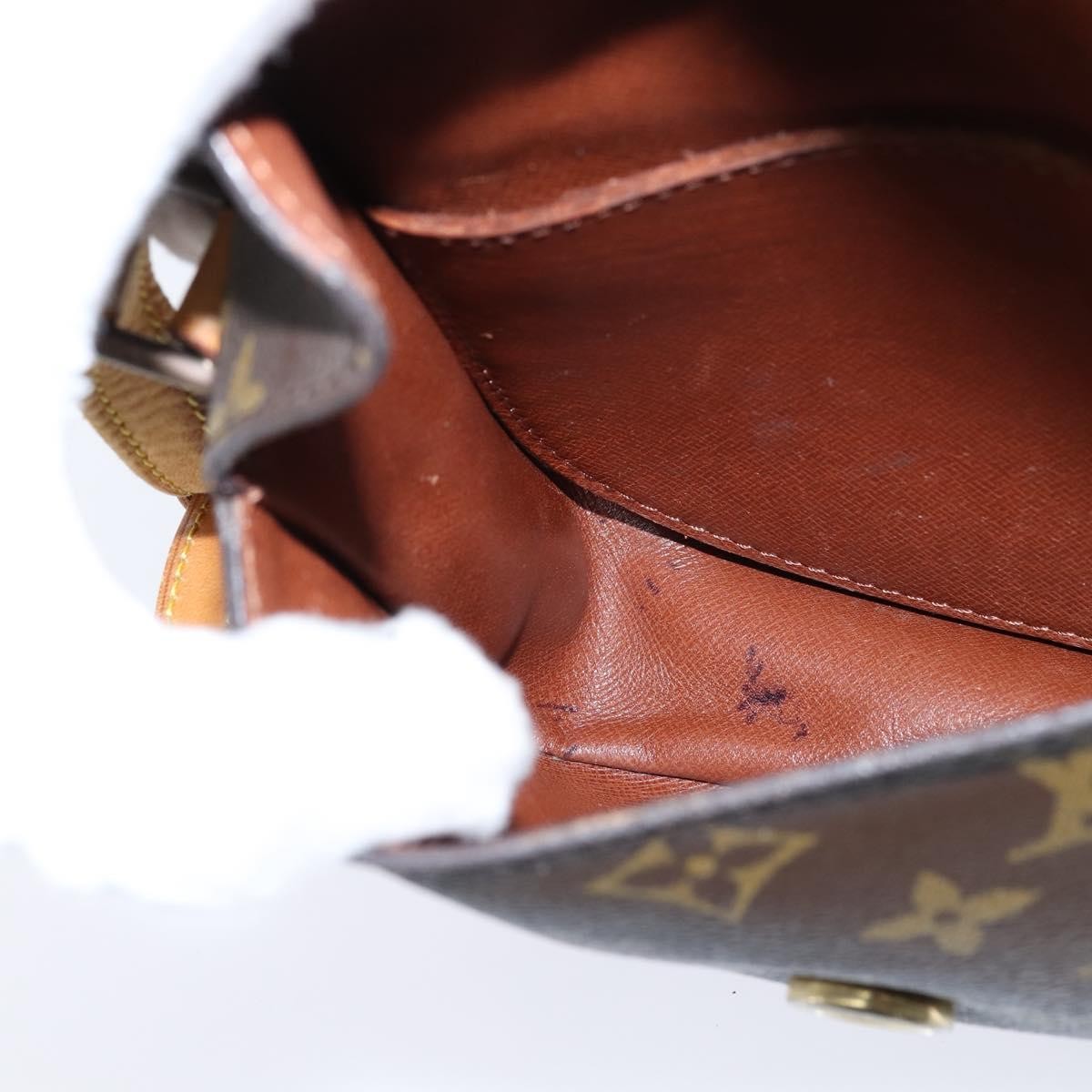 Louis Vuitton Saint Cloud Handbag Monogram Canvas, BROWN, CANVAS, Shoulder bag