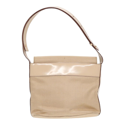 Celine Shoulder Bag Nylon, BEIGE, NYLON, Shoulder bag