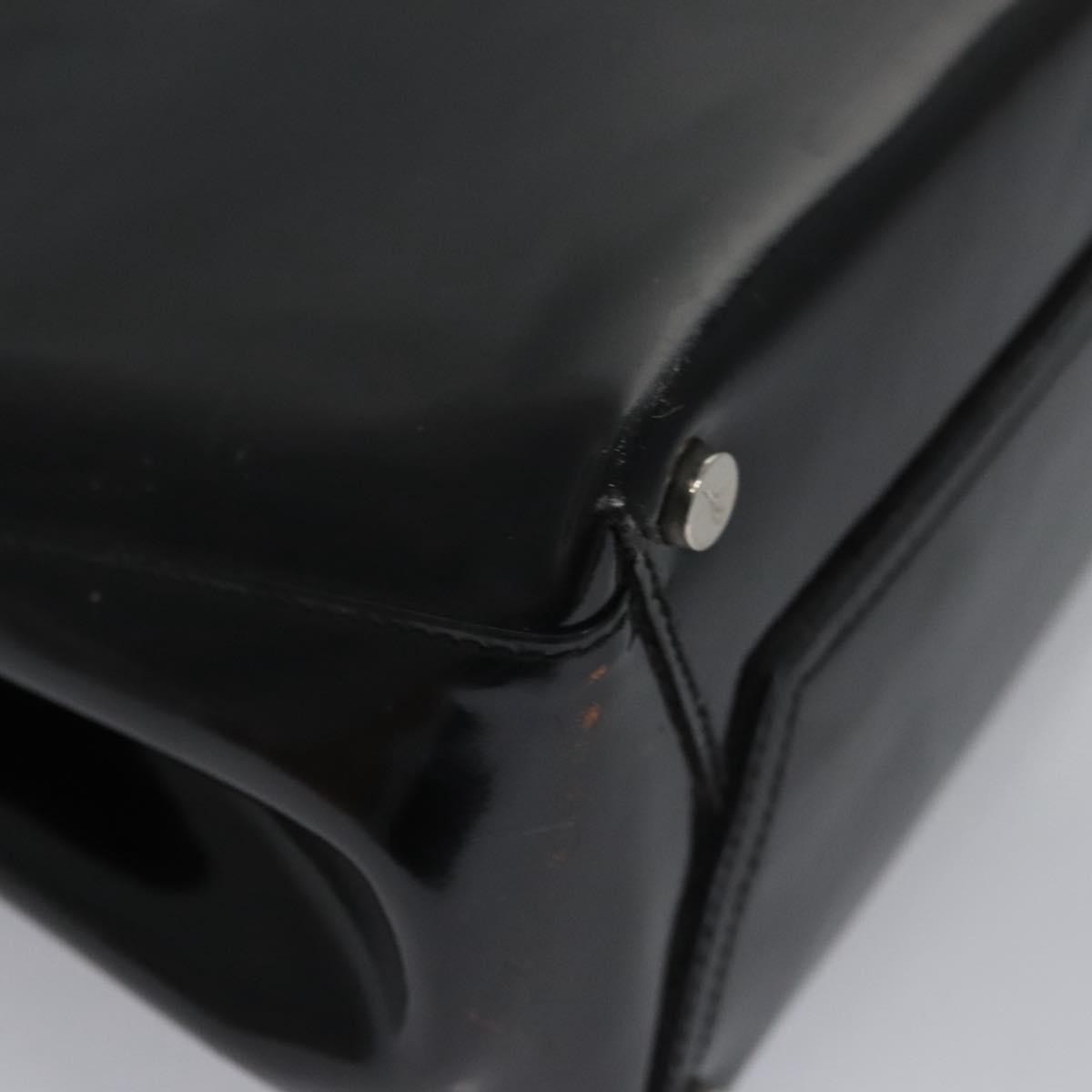 Salvatore Ferragamo Vara Tote Patent Leather, BLACK, PATENT_LEATHER, Handbag