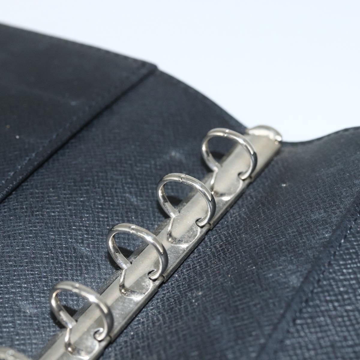 Louis Vuitton Agenda Cover Epi Leather, BLACK, LEATHER, Wallets