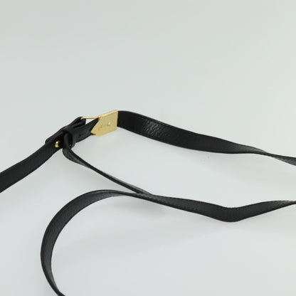 Saint Laurent Vintage Shoulder Bag Leather, BLACK, LEATHER, Shoulder bag