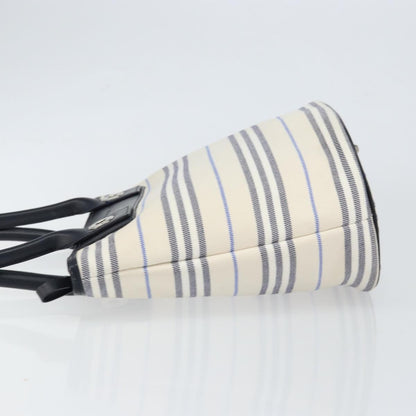 Burberry Blue Label Tote Bag Canvas, WHITE, CANVAS, Tote bag