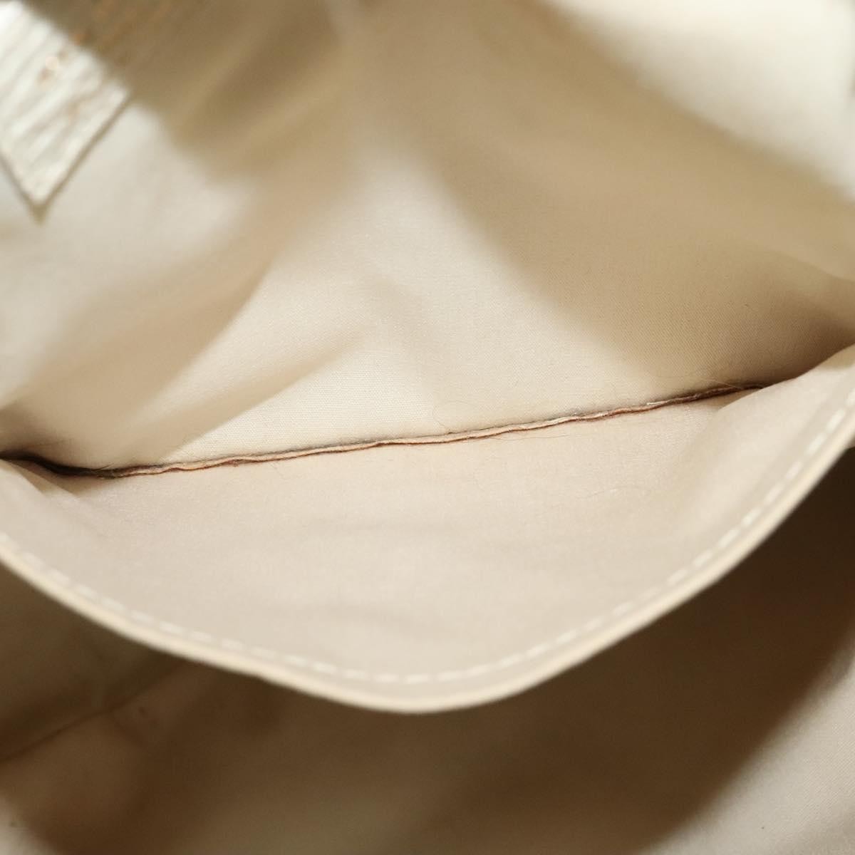 Louis Vuitton Marina Handbag Mini Lin Croisette, BEIGE, CANVAS, Handbag