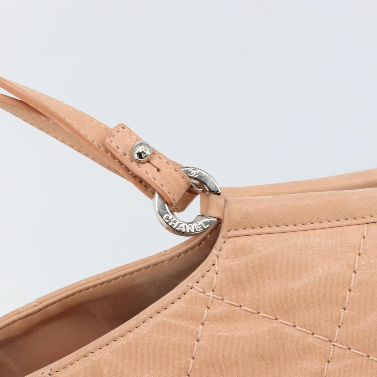 Chanel CC Sea Hit Tote Quilted Iridescent Calfskin, PINK, LEATHER, Shoulder bag